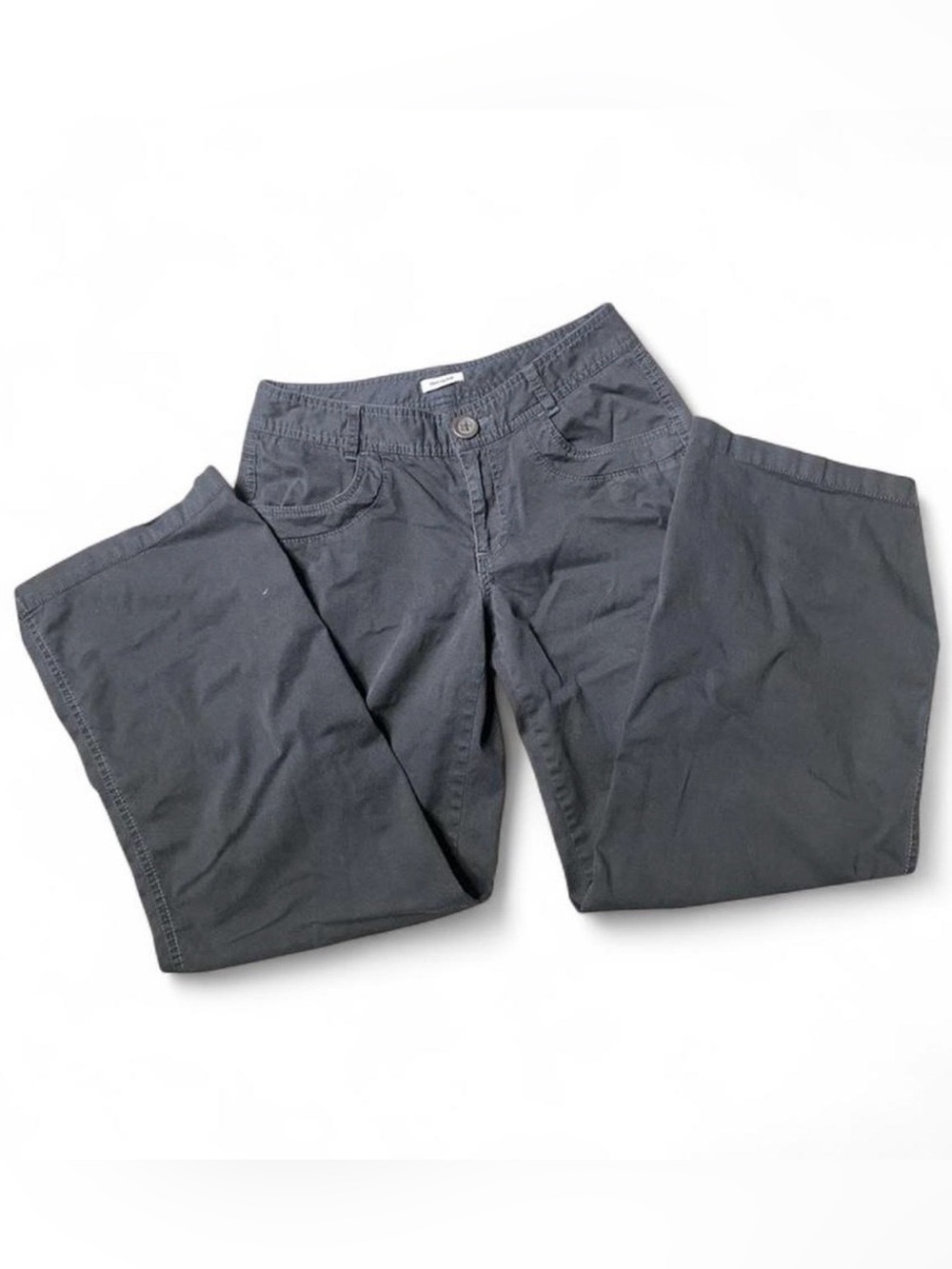 Y2K Dockers Black Low Rise Straight Leg Cargo Pants